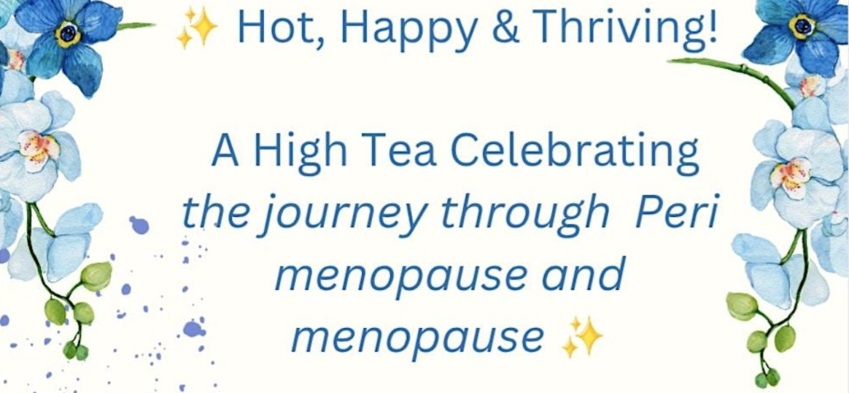 Banner for high tea